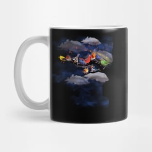 Blue Sky Nest Birds Costume Gift Mug